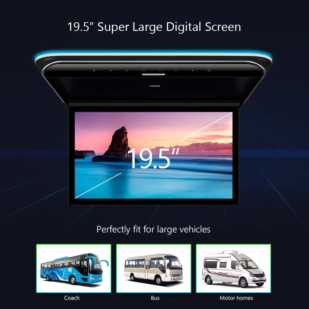 XTRONS    TV ÷̾, HD  TFT ũ, ʹ Ŀ, 1080P  USB AV Է , 19.5 ġ